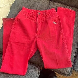 Red Denim Jeans